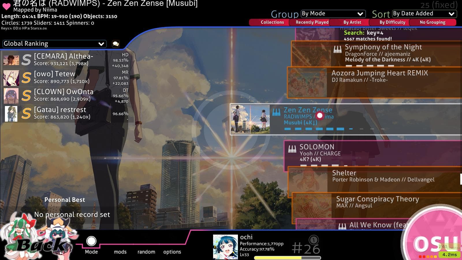 Beatmap Leaderboards